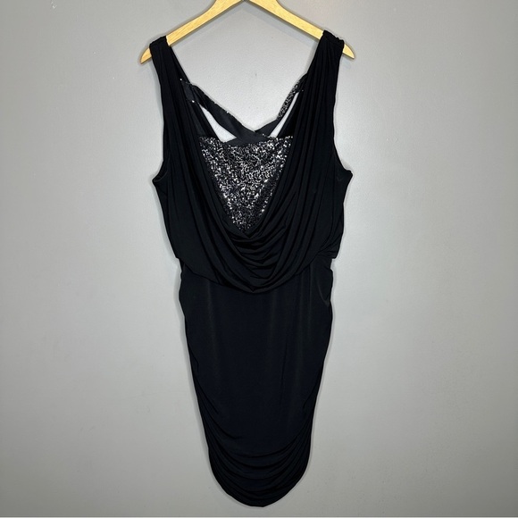 Deb sparkle bodycon ruched mini dress - Picture 1 of 7